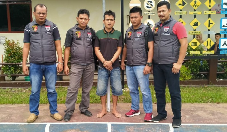  Curi Sepedamotor, Riman Ritonga Nginap di Sel Polres Taplsel