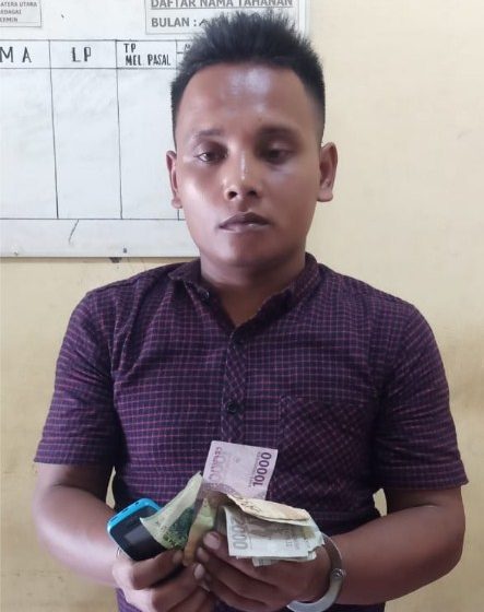  Jurtul Togel Desa Kota Pari Ditangkap Polisi di Warung Kopi