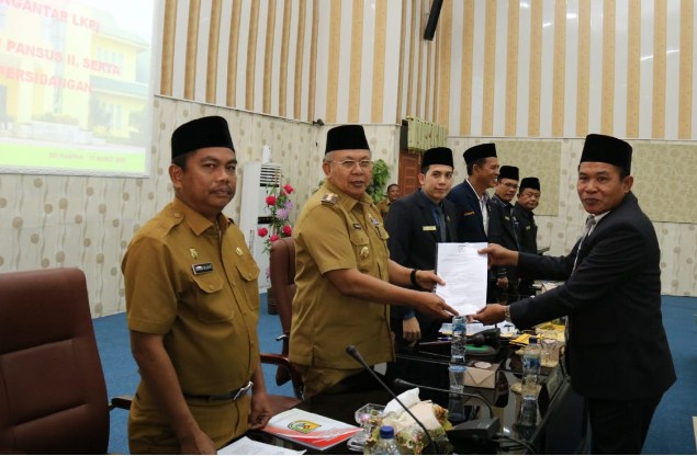 Rapat Paripurna Dengan DPRD, Bupati Sergai Sampaikan Nota Pengantar LKPJ TA 2019