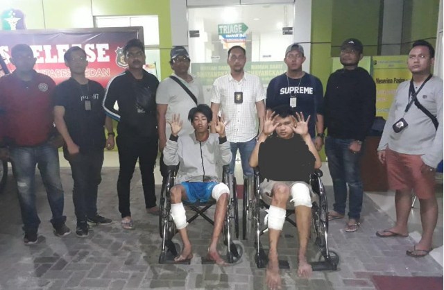  Coba Kabur, Polsek Helvetia Tembak 2 Pelaku Jambret