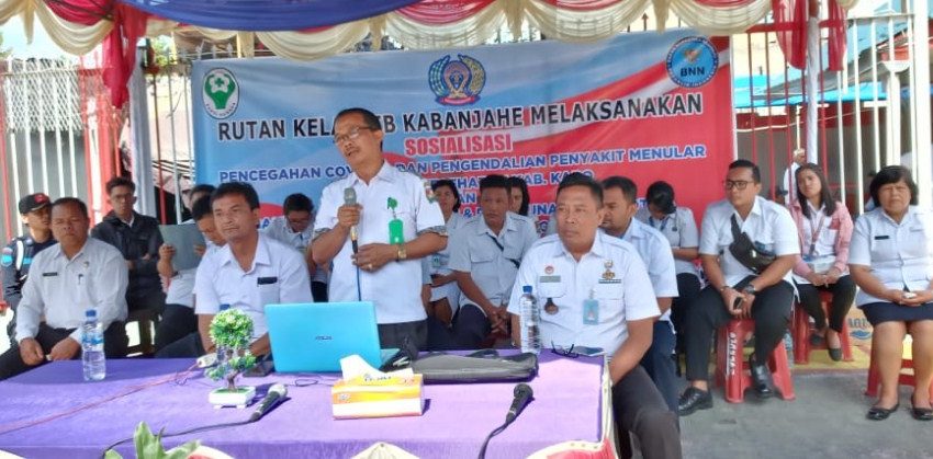  Rutan klas II B Kabanjahe Laksanakan Sosialisasi Pencegahan Covid-19