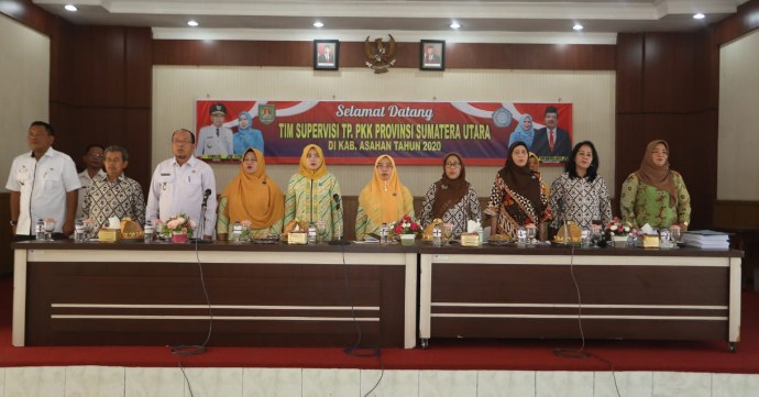 Tim Supervisi TP PPK Provinsi Sumut Kunjungi Kabupaten Asahan