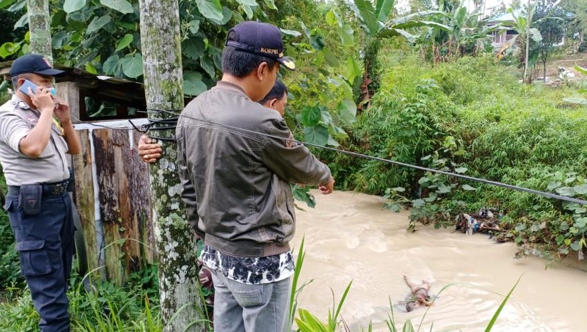  Pensiunan PNS Ditemukan Tewas di Sungai Bah Kapul