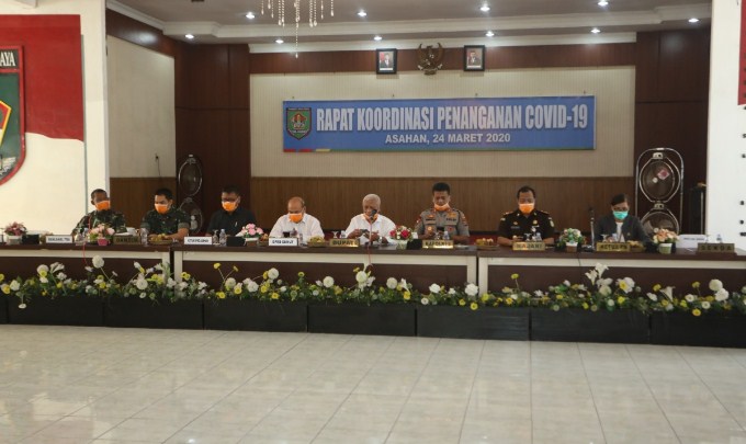 Usulkan Penetapan Siaga Darurat di Asahan, Bupati Gelar Rapat Koordinasi Penanganan Covid-19