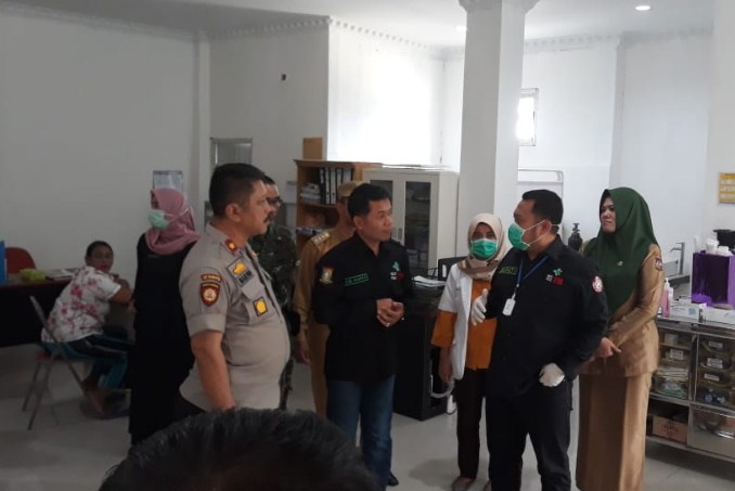 Antisipasi Covid-19, Bupati Kampar Tinjau Ruang Isolasi Puskesmas Tapung