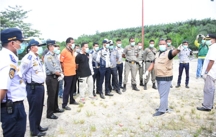  Posko Penanggulangan Covid-19 Pebatasan Kampar – Sumbar Mulai Beroperasi