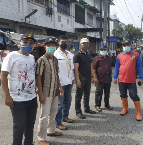  Granat dan Muspika Medan Tembung Himbau Warga Gunakan Masker