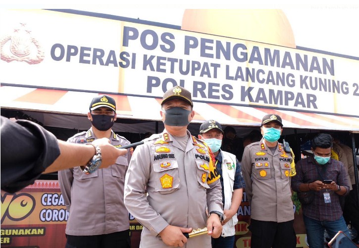 Ops Ketupat Lancang Kuning 2020, Pemudik Tidak Dizinkan Keluar-Masuk Ke Provinsi Riau