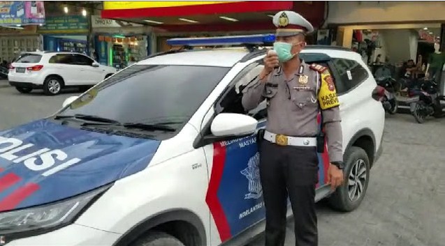 Satlantas Polres Belawan Himbau Warga Jangan Mudik