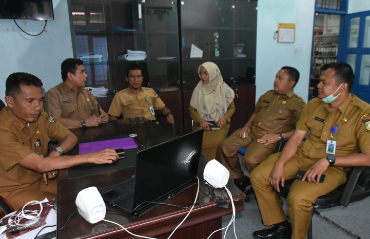  Musrenbang Video Confrence Pertama di Riau Sukses Dilaksanakan