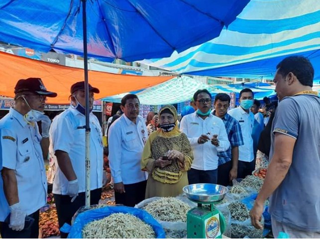 TPID Kampar Turun ke Pasar Cek Stabilitas Harga Pangan