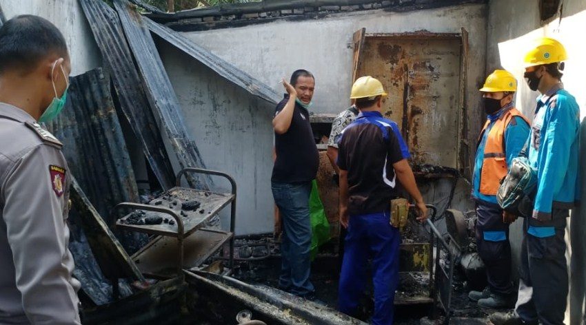  Gedung Laboratorium Analisis PSBB Bangun Bandar Terbakar