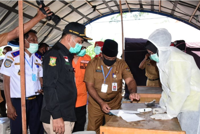 Walaupun Dilarang Mudik, Sekda Kampar Tetap Pantau Arus Balik Lebaran