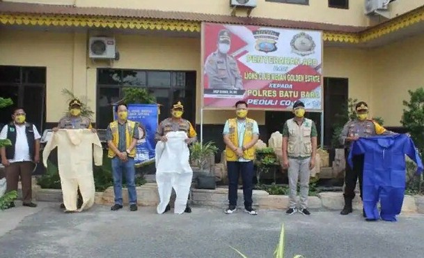  Bersama Cegah Covid-19, Polres Batubara Terima Bantuan APD