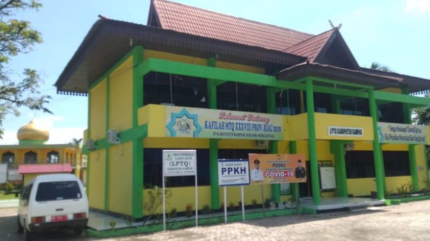  Gedung LPTQ Pusat Informasi Penanganan Covid-19 Kampar