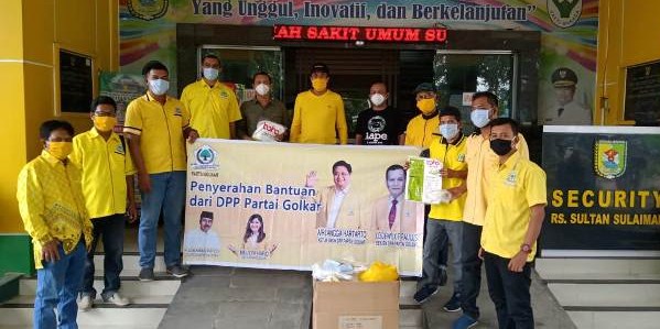  DPP Golkar Distribusikan APD Untuk RSUD Sultan Sulaiman