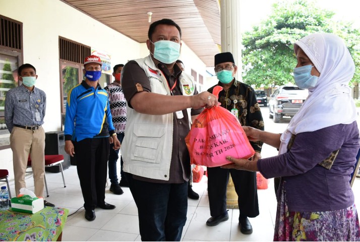  Baznas Salurkan 10.000 Paket Sembako Non Beras di Kampar