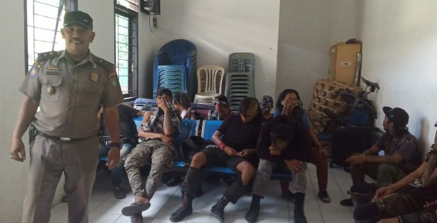  Meresahkan Masyarakat, Satpol PP Asahan Amankan 12 Anak Punk