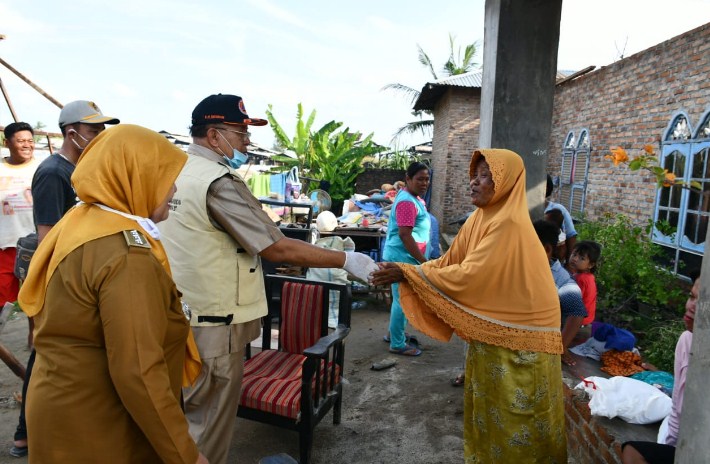 Tiga Kecamatan di Sergai Dihantam Puting Beliung, Ratusan Rumah Rusak