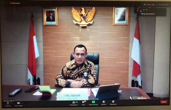  Budaya Anti Korupsi Jadi Topik Materi PJJ Serdik Sespimmen Dikreg 60 TA 2020