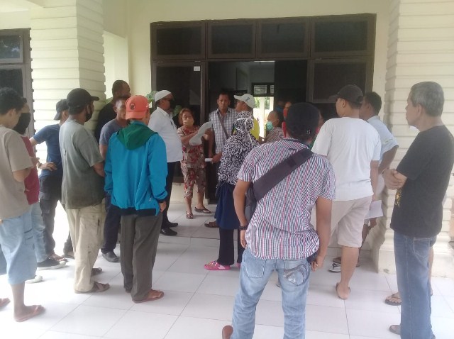  Tuntut BST dan Paket Sembako, Masyarakat Kelurahan Lestari Geruduk Dinas Sosial Asahan