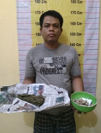  Pilun Ditangkap Satnarkoba Polres Sergai saat Paketin Ganja