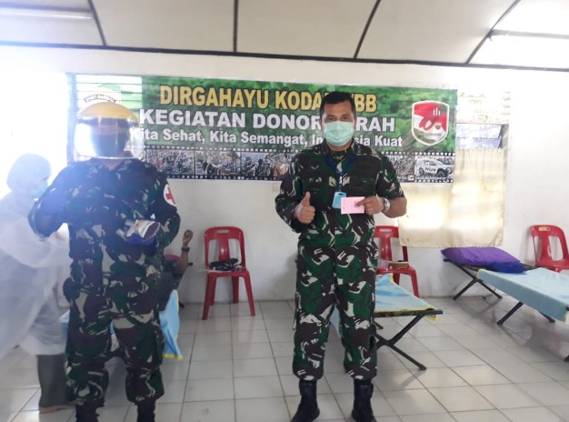  Peringati Hut Kodam I/BB, Kodim 0205/TK Gelar Donor Darah