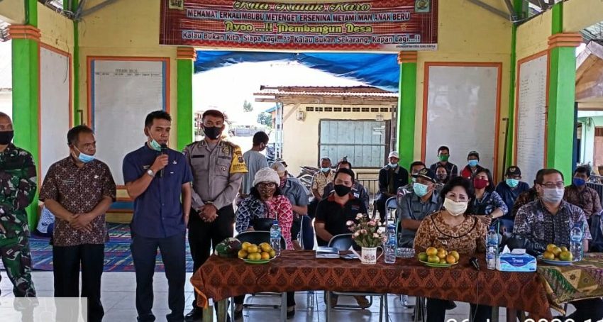  Wakil Bupati Karo Hadiri Pembagian BLT-DD di Desa Gungpinto