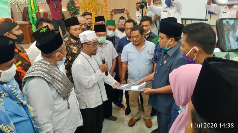  MUI Langkat Bersama Ormas Islam dan Ribuan Masyarakat Tolak RUU HIP