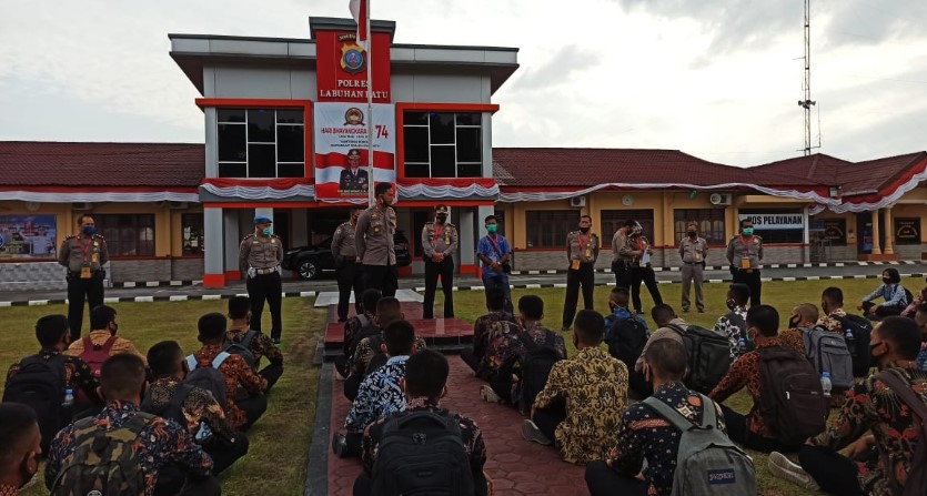  Berikan Arahan dan Motivasi Casis Polri, Ini Pesan Kapolres Labuhanbatu