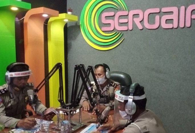  Satlantas Polres Sergai Sosialisasi Operasi Patuh Toba 2020 dan AKB Covid-19