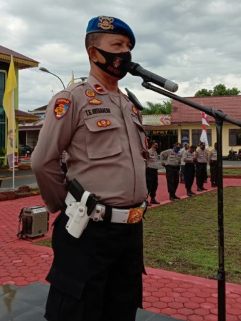  Jelang Operasi Patuh 2020, Kapolres Batubara Ingatkan Personil Tidak Lakukan Pelanggaran