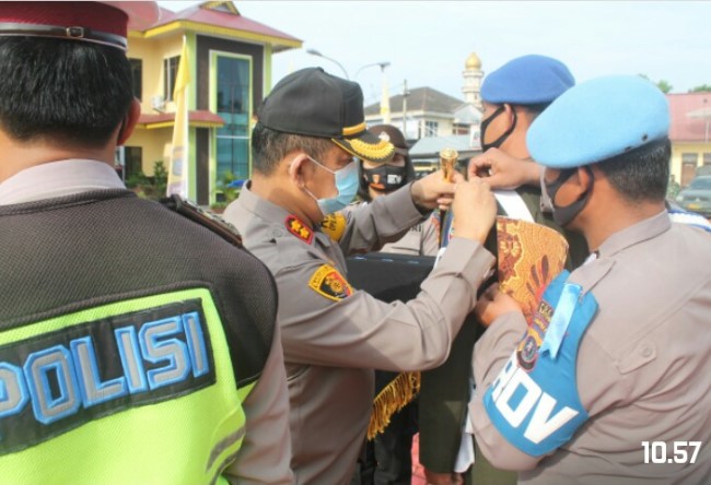 Polres Batubara Gelar Pasukan Ops Patuh Toba 2020