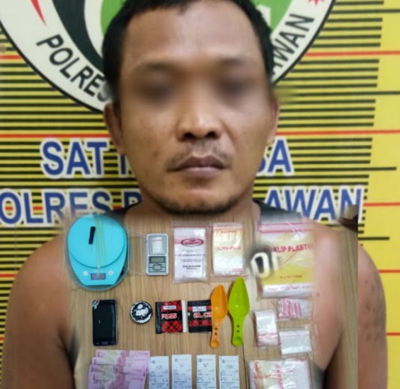  Pengedar Sabu Marelan Ditangkap Satres Narkoba Polres Belawan