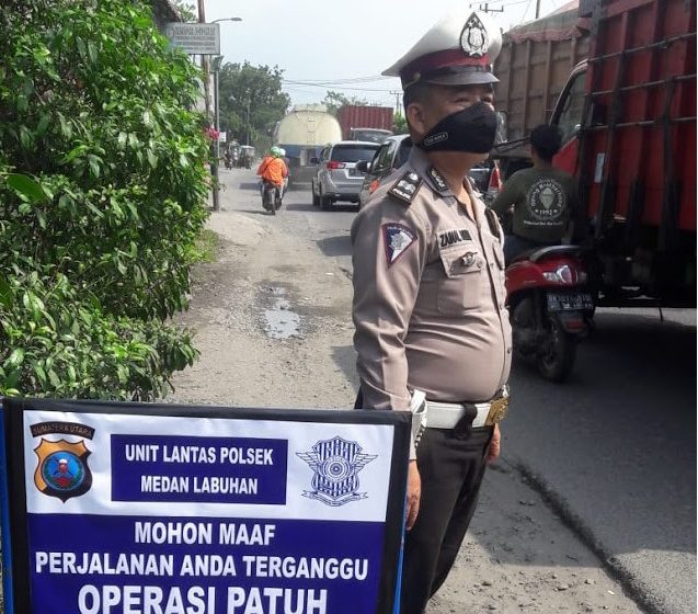  Polres Pelabuhan Belawan Tilang 36 Pengendara di Hari Pertama Operasi Patuh Toba