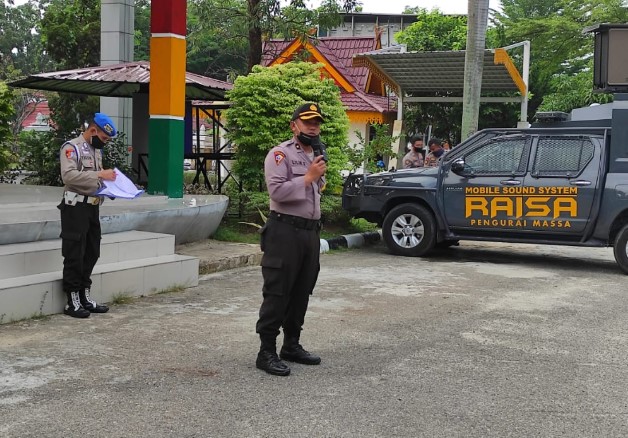  Berikan Rasa Aman, Polresta Pekanbaru Turunkan 350 Personel Pengamanan Unras GEGER