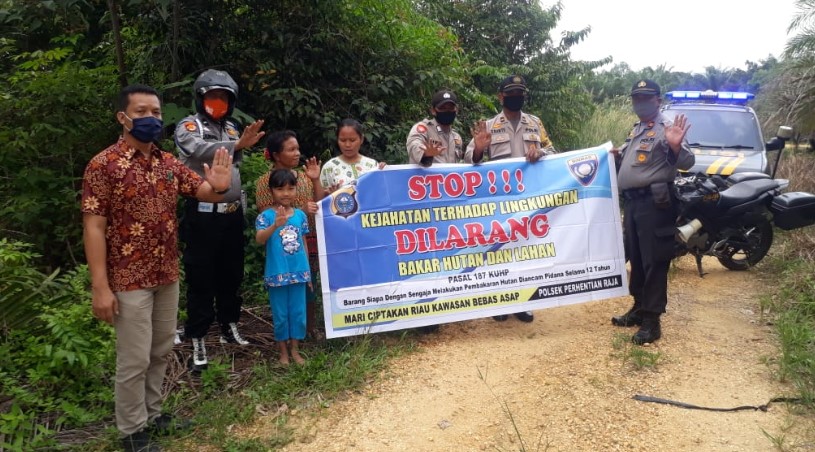  Antisipasi Karhutla, Kapolres Kampar Instruksikan Seluruh Jajarannya Gencarkan Upaya Pencegahan