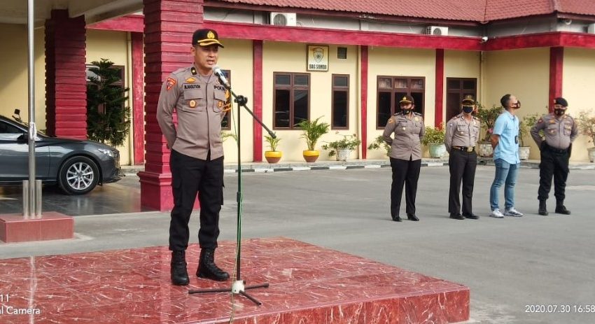 Polres Pelabuhan Belawan Turunkan 200 Personil Amankan Takbiran Idul Adha 1441 H