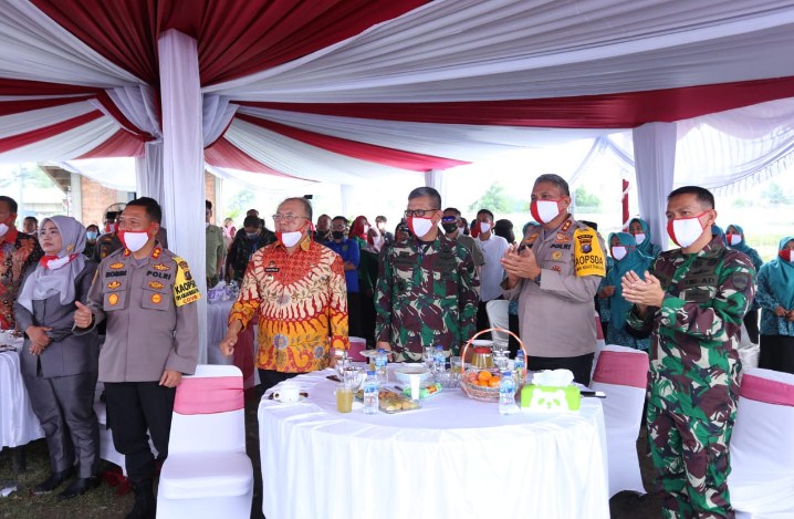  Kapolda Sumut dan Pangdam I/BB Hadiri PestaPanen Raya Nusantara TNI-Polri Secara Virtual