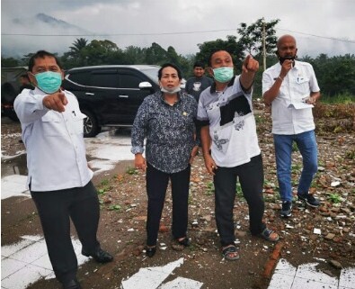  Bupati Karo Tinjau Jalan Alternatif Karo-Deliserdang-Medan