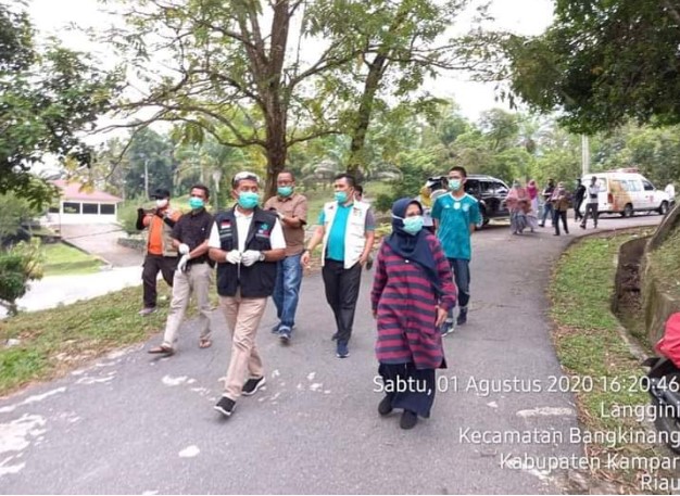  Kadiskes Riau Tinjau Tempat Isolasi Pasien Covid-19 di Kampar