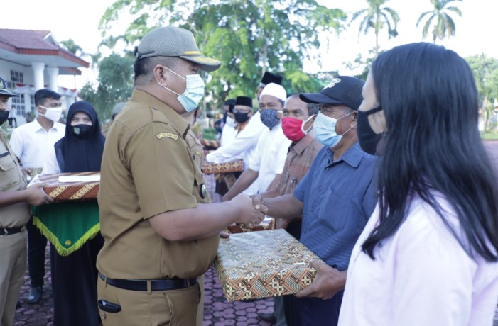  Pimpin Apel Gabungan, Sekdakab Asahan Taufik Zainal Pamitan