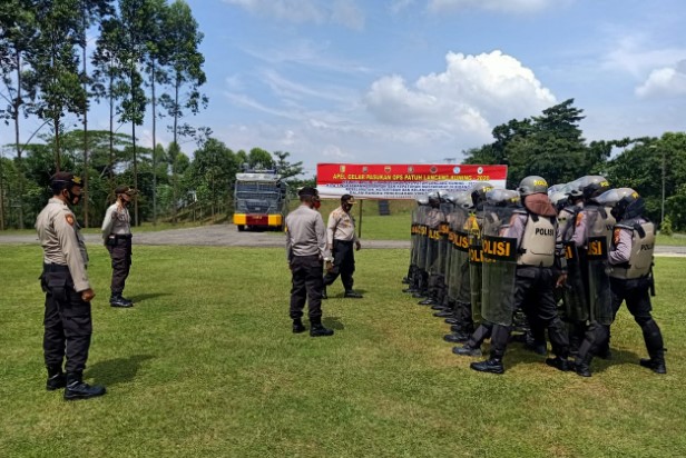  Hadapi Pilkada 2020, Polres Kuantan Singingi Optimalisasi Kemampuan Dalmas