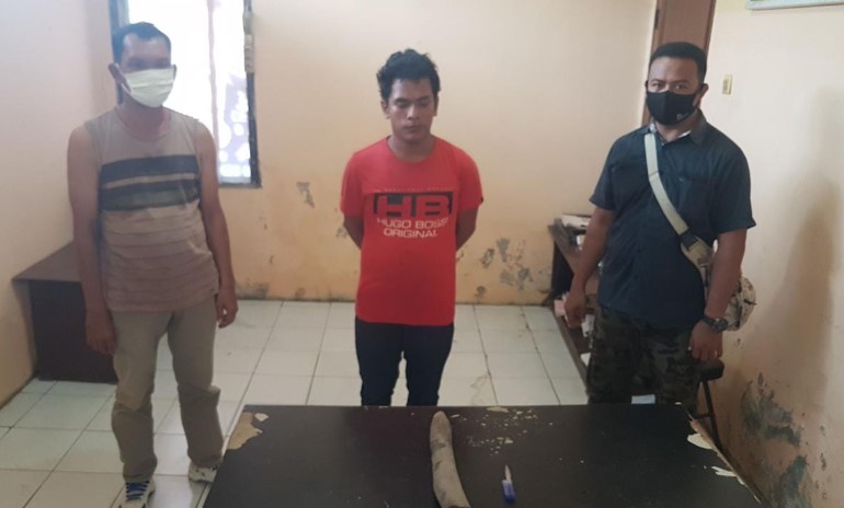  Aniaya Abang Sepupu, Juanda Pranata Nginap di Mapolsek Kualuh Hilir