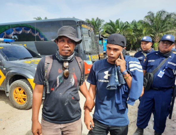  Memprovokasi Warga Saat Pelaksanaan Eksekusi Lahan, Seorang Warga Diamankan Polres Kuansing