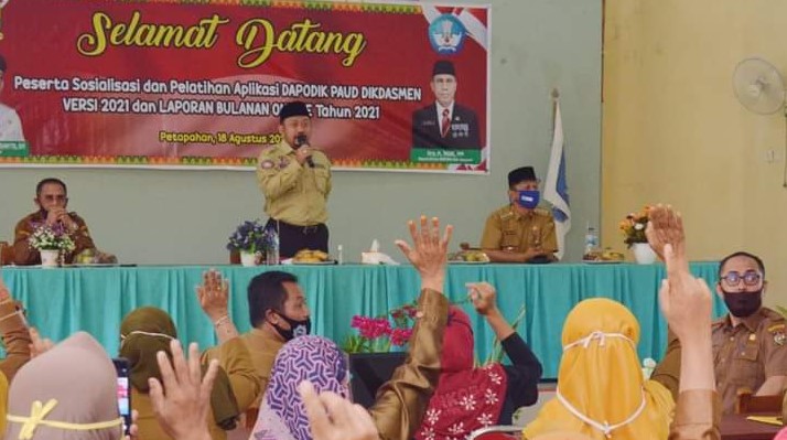  Sambut Era Teknologi, Bupati Kampar Buka Sosialisasi Aplikasi dan Laporan Bulanan Online Tahun 2021