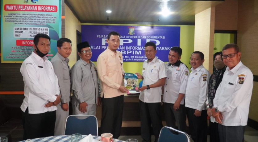  KI Provinsi Riau lakukan Visitasi Penilaian berkala ke PPID Kabupaten Kampar