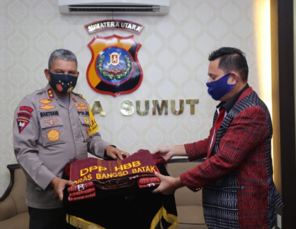  Kapolda Sumut Audiensi Dengan Dewan Pimpinan Pusat Horas Bangso Batak