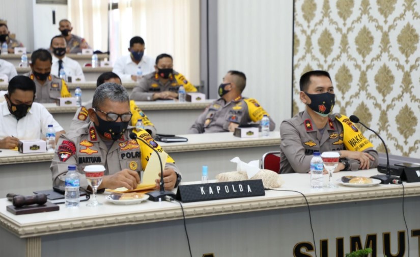  Kapolda Sumut Buka Latihan Pra Ops Kancil Toba 2020