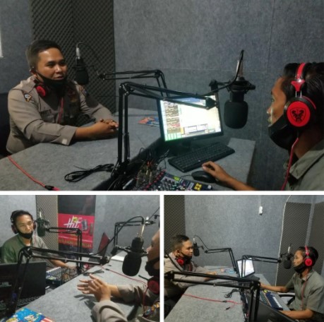  Talk Show di Radio, Polres Sergai Ajak Masyarakat Suskseskan Pilkada Damai